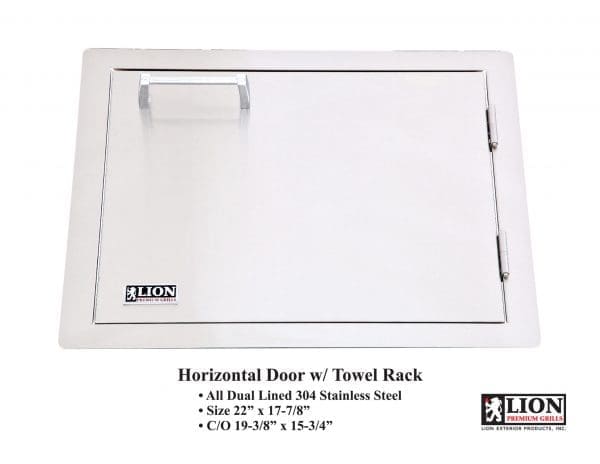 Vertical Door with Paper Towel Rack and Bar Sink with Faucet